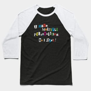 Personalities Baseball T-Shirt